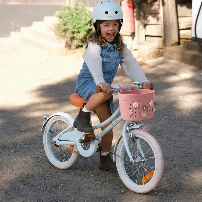 Banwood Panier Pin & Ride pour Vélo ou Trottinette - Raspberry