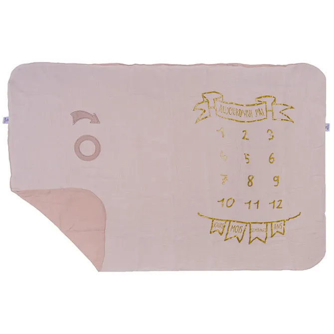 BB&Co Couverture 2-en1 et 2 Accessoires - Ecru et Biscuit