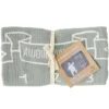 BB&Co Couverture 2-en1 et 2 Accessoires - Vert de Gris et Ecru