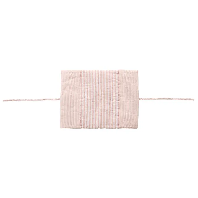 BB&Co Protège-carnet de Santé - Rayé Vieux Rose