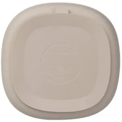 b.box for kids Assiette Compartimentée à Ventouse et Couvercle - Latte