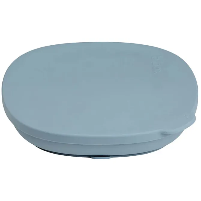 b.box for kids Assiette Compartimentée à Ventouse et Couvercle - Ocean