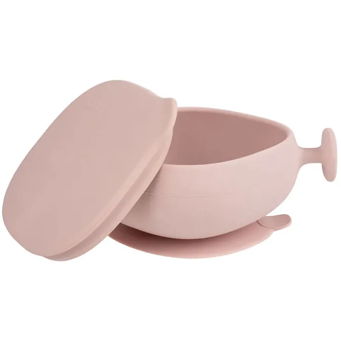 b.box for kids Bol à Ventouse et Couvercle - Blush