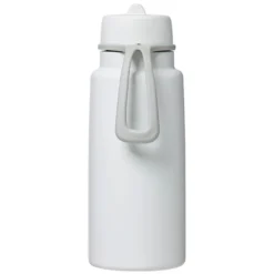 b.box for kids Gourde Isotherme avec Paille Flip Top White Out - 1 l