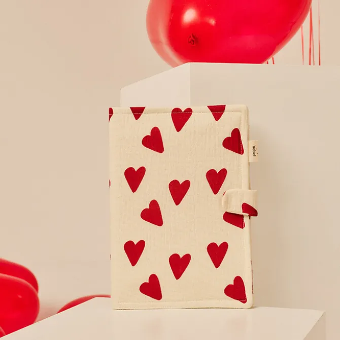 BEBEL Protège-carnet de Santé - Coeur