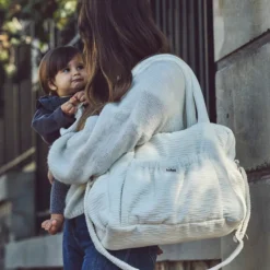 BEBEL Sac à Langer Comme un Bonbon Wavy - Ecru