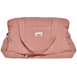 BEBEL Sac à Langer Effet Lin 24/48H - Terracotta