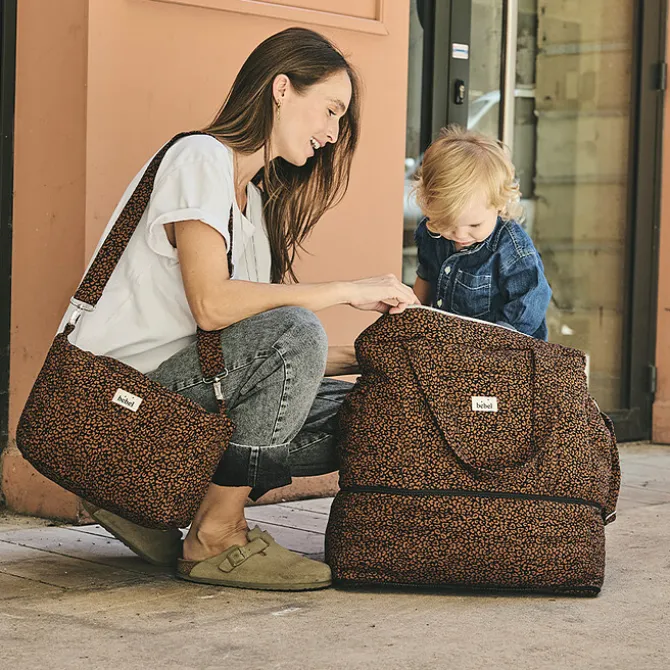 BEBEL Sac à Langer Mini - Léopard Noir