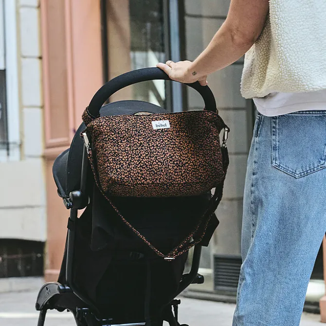 BEBEL Sac à Langer Mini - Léopard Noir