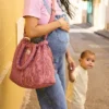 BEBEL Sac à Langer Trendy - Vichy Rose