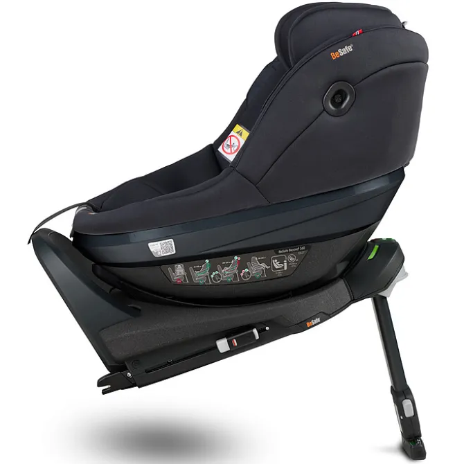 BeSafe Pack Siège Auto Beyond² 360 Groupe 0+/1/2 i-Size + Base Beyond - Black Soft Breeze