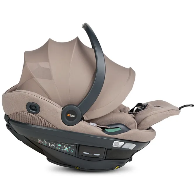 BeSafe Siège Auto Go Beyond² Groupe 0+ i-Size - Dark Sand Soft Breeze