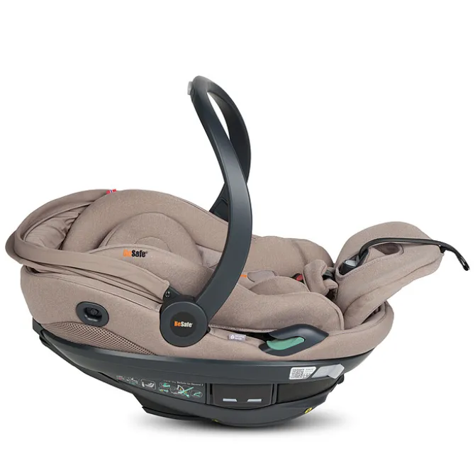 BeSafe Siège Auto Go Beyond² Groupe 0+ i-Size - Dark Sand Soft Breeze