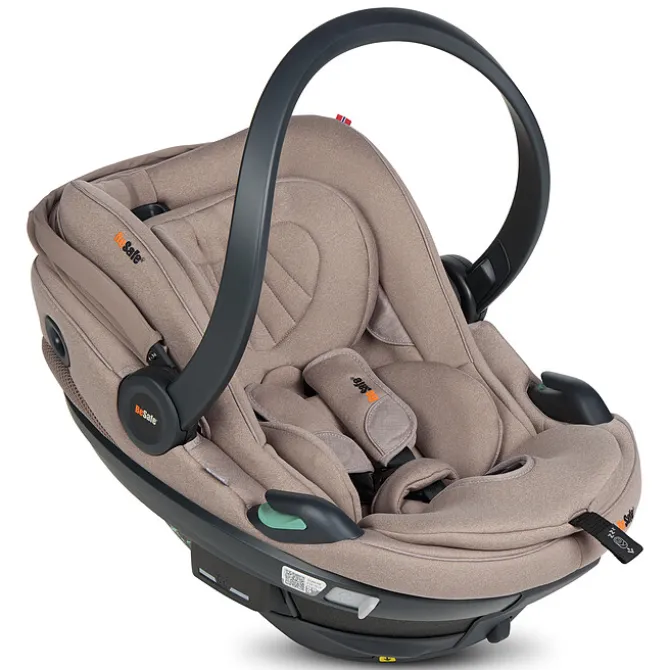 BeSafe Siège Auto Go Beyond² Groupe 0+ i-Size - Dark Sand Soft Breeze