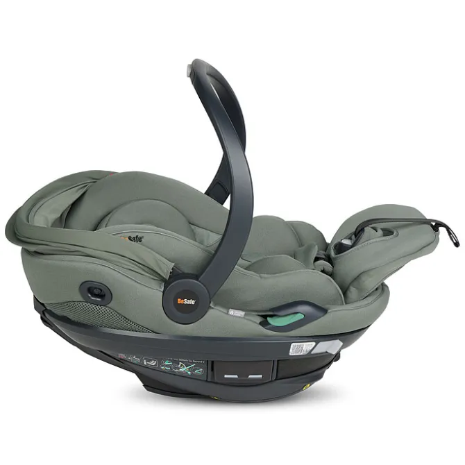 BeSafe Siège Auto Go Beyond² Groupe 0+ i-Size - Meadow Green Soft Breeze