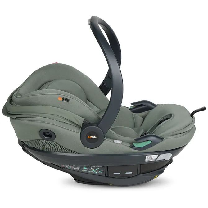 BeSafe Siège Auto Go Beyond² Groupe 0+ i-Size - Meadow Green Soft Breeze