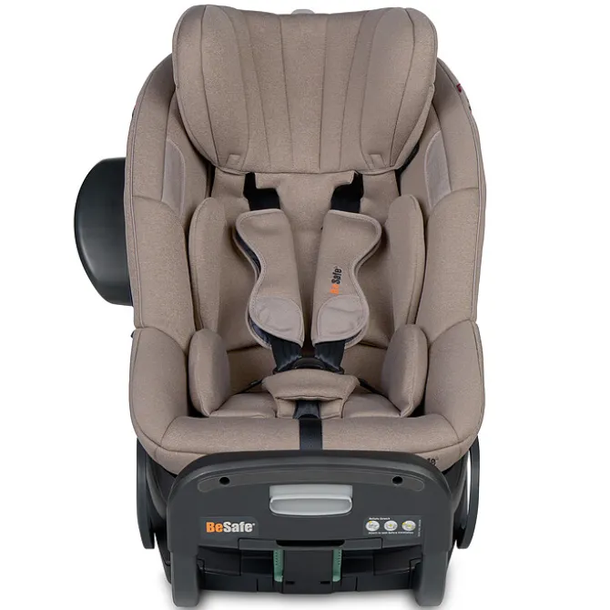 BeSafe Siège Auto Stretch² i-Size Groupe 0/1/2 - Dark Sand Soft Breeze