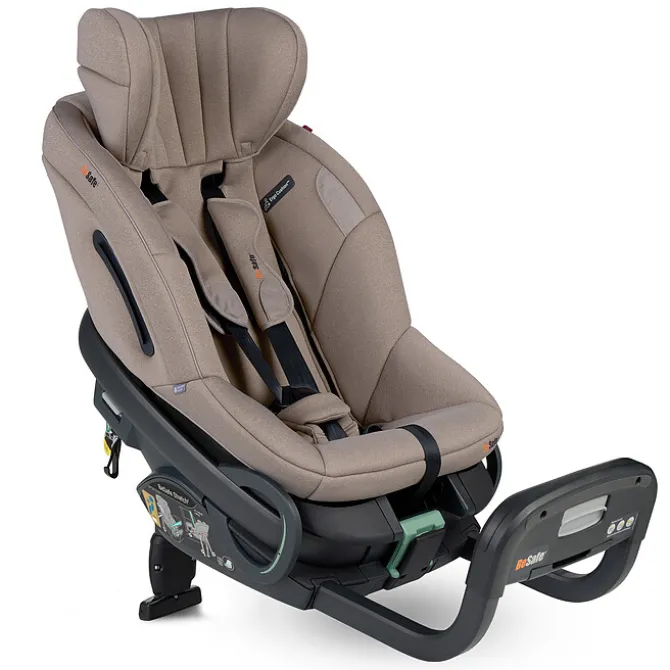 BeSafe Siège Auto Stretch² i-Size Groupe 0/1/2 - Dark Sand Soft Breeze