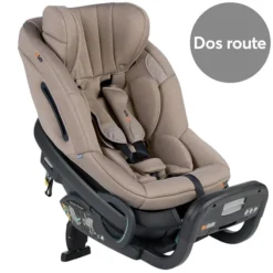 BeSafe Siège Auto Stretch² i-Size Groupe 0/1/2 - Dark Sand Soft Breeze