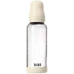 Bibs Biberon en Verre Ivory tétine caoutchouc naturel - 240 ml