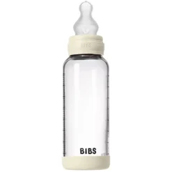 Bibs Biberon en Verre Ivory tétine silicone - 240 ml