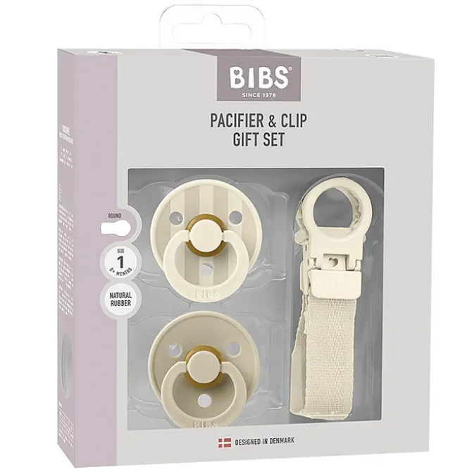 Bibs Coffret Cadeau Ivory - 0/6 Mois