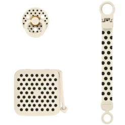 Bibs Coffret Cadeau Soothe & Go Polka - Ivory & Black