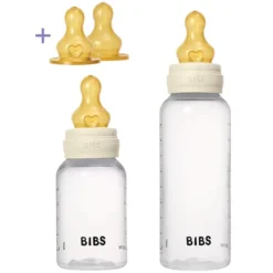 Bibs Coffret Evolutif de 2 Biberons Grow & Flow Ivory - 150 et 270 ml