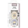 Bibs Lot de 2 Sucettes Rondes Bibs Studio Jasmine Ivory Mix - 6/18 Mois