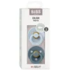 Bibs Lot de 2 Sucettes Symétriques Colour Baby Blue & Petrol - 6/18 Mois