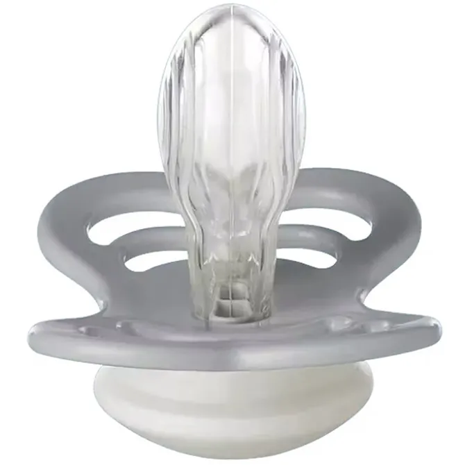 Bibs Lot de 2 Sucettes Symétriques Suprême Glow Sage & Cloud - 0/6 Mois