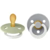 Bibs Lot de 2 Sucettes Symétriques Colour Sage Glow & Cloud Glow - 0/6 Mois