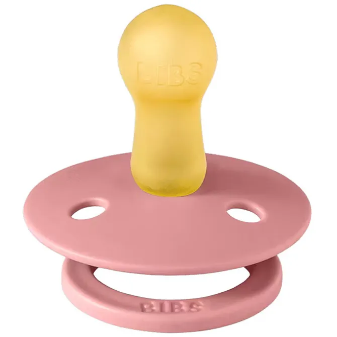 Bibs Sucette Ronde Colour Dusty Pink - 0/6 Mois