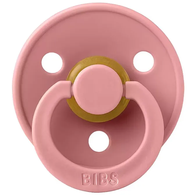 Bibs Sucette Ronde Colour Dusty Pink - 0/6 Mois