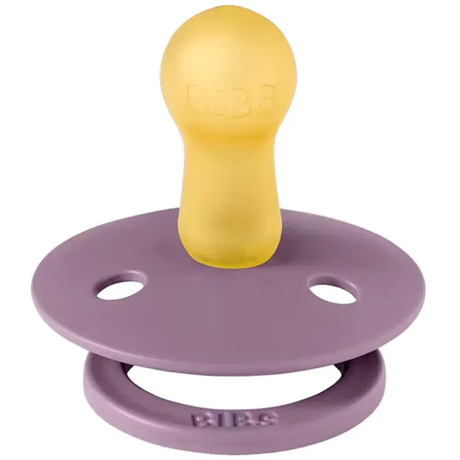 Bibs Sucette Ronde Colour Mauve - 6/18 Mois