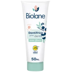 Biolane Dentifrice 1ères Dents 2-en-1 - 50 ml