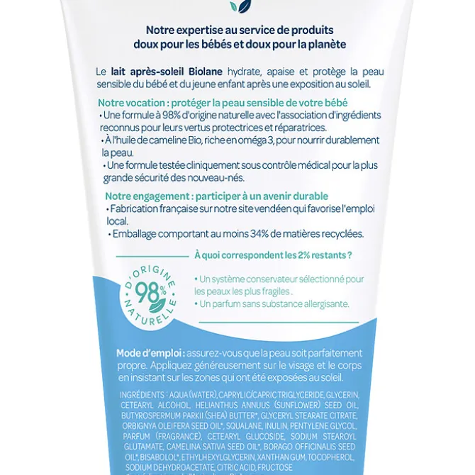 Biolane Lait Après Soleil - 100 ml