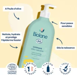 Biolane Liniment Oléo-calcaire Biologique - 500 ml