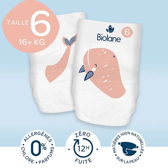Biolane Lot de 36 Couches Culottes - T6
