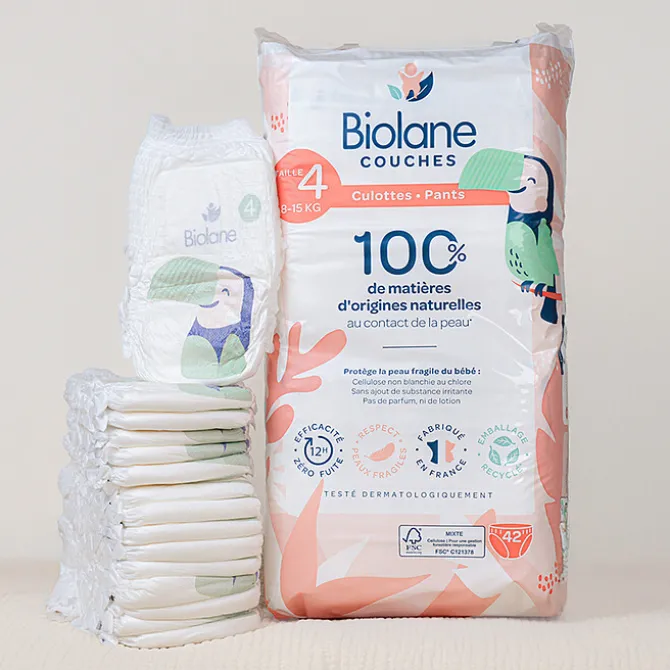 Biolane Lot de 42 Couches Culottes - T4