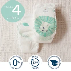 Biolane Lot de 44 Couches Ecologiques - T4