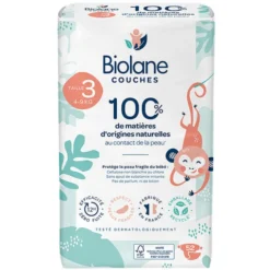 Biolane Lot de 52 Couches Ecologiques - T3