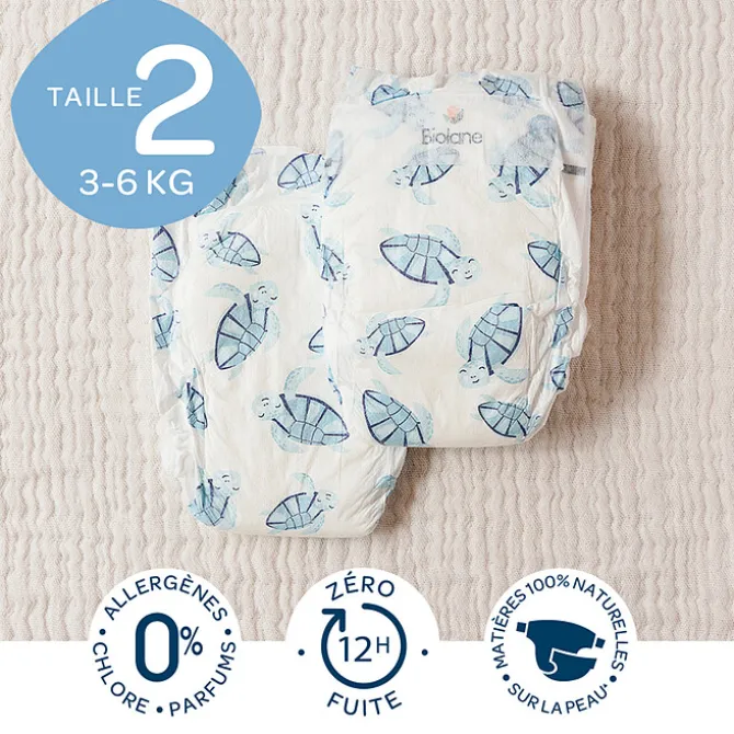Biolane Lot de 28 Couches Ecologiques - T2