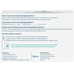 Biolane Lot de 30 Unidoses de Sérum Physiologique - 5 ml