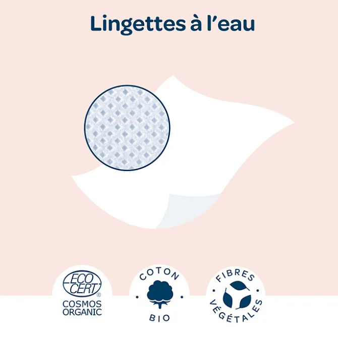 Biolane Paquet de 54 Lingettes à l'Eau