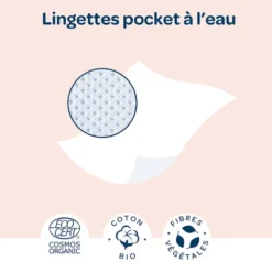 Biolane Paquet de 15 Lingettes à l'Eau