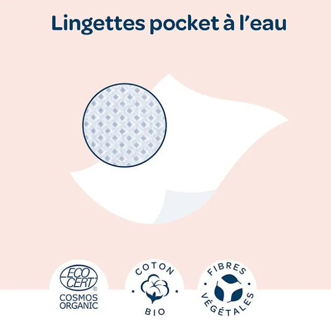 Biolane Paquet de 15 Lingettes à l'Eau