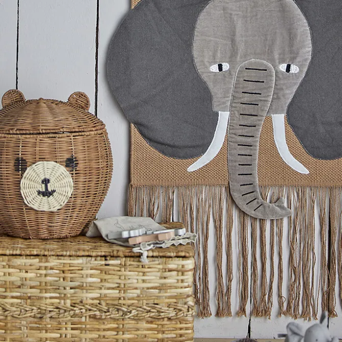 Bloomingville Tenture Murale Eléphant