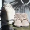 Bonjour Little Chaussons en Laine Mérinos Noisette - 0/3 Mois