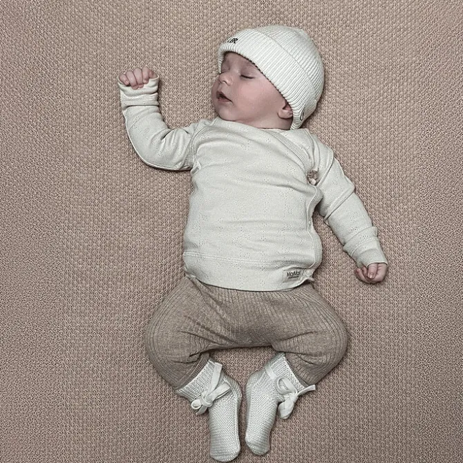 Bonjour Little Chaussons en Laine Mérinos Milker - 0/3 Mois